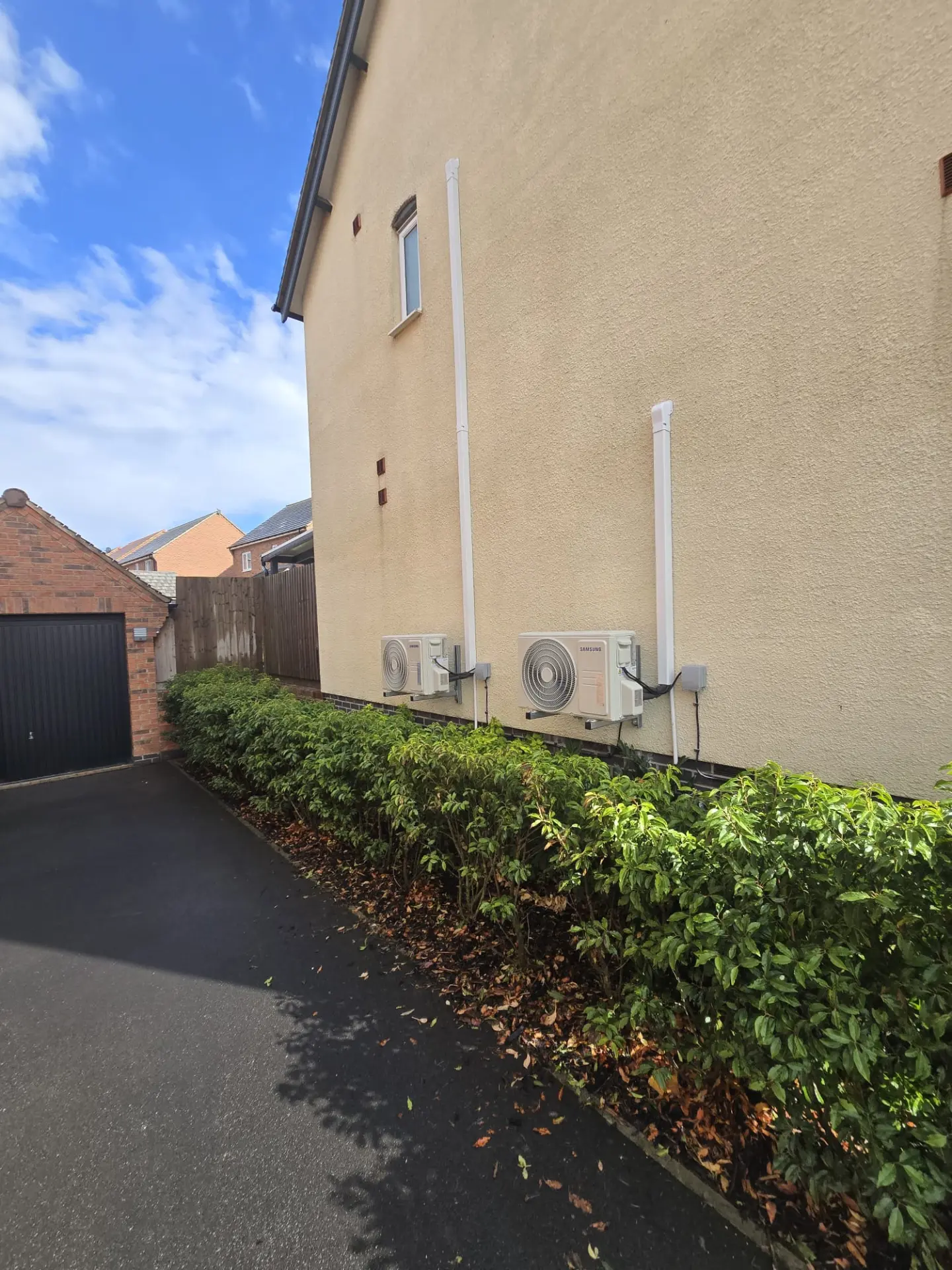 External condensers installed by Polar Breeze engineers